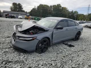 2025 Honda Accord Sport-L with VIN 1HGCY2F71SA039524, listed as a Copart auction lot 80945465 with 7,982 mi miles and Salvage title. Bid and sale history available at DreamBid. Image 1.