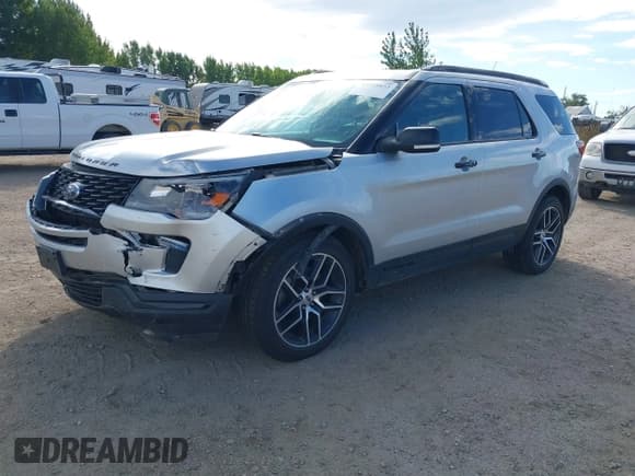 ✅ 2019 Ford Explorer Sport • VIN: 1FM5K8GT2KGB10150 • Lot: 43318892. Listed on IAAI with Not provided. Free auction sales archive from the USA and detailed vehicle history report at DreamBid. Image 23.