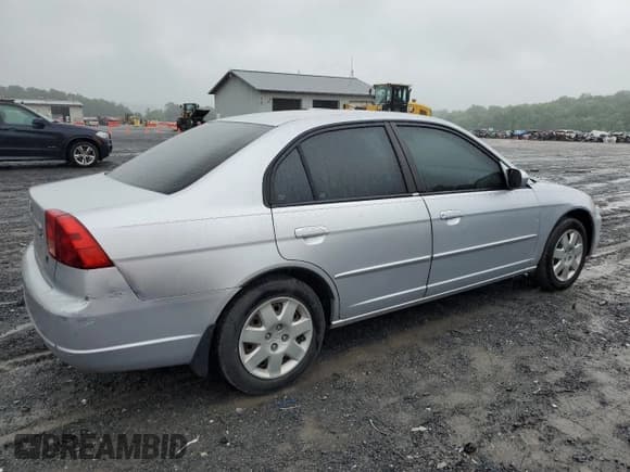 ✅ 2001 Honda Civic EX • VIN: 1HGES25741L061970 • Lot: 58154285. Listed on Copart with 211,414 mi. Free auction sales archive from the USA and detailed vehicle history report at DreamBid. Image 3.