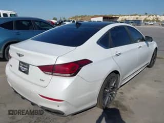 ✅ 2018 Genesis G80 Sport • VIN: KMHGN4JBXJU257017 • Lot: 43501901. Listed on IAAI with 193,298 mi. Free auction sales archive from the USA and detailed vehicle history report at DreamBid. Image 4.