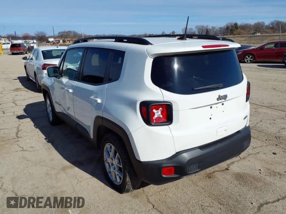 ✅ 2020 Jeep Renegade Altitude • VIN: ZACNJABB8LPL91658 • Lot: 41534304. Listed on IAAI with 76,135 mi. Free auction sales archive from the USA and detailed vehicle history report at DreamBid. Image 3.