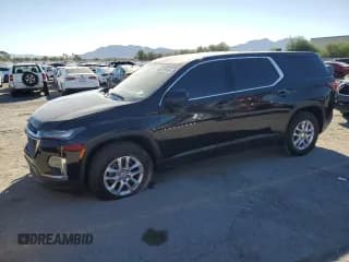 ✅ 2022 Chevrolet Traverse LS • VIN: 1GNERFKW9NJ182046 • Lot: 83998285. Wystawiony na Copart z przebiegiem 64 083 mil. Bezpłatny archiwum sprzedaży aukcyjnych z USA i szczegółowy raport historii pojazdu na DreamBid. Zdjęcie 1.