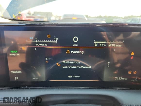 ✅ 2023 Nissan ARIYA Evolve+ • VIN: JN1DF0BB3PM704438 • Lot: 71363695. Listed on Copart with 7,153 mi. Free auction sales archive from the USA and detailed vehicle history report at DreamBid. Image 9.