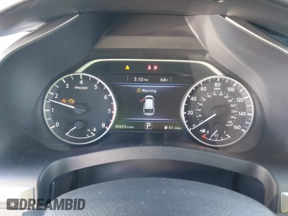 ✅ 2019 Nissan Murano SL • VIN: 5N1AZ2MS5KN106348 • Lot: 43722853. Listed on IAAI with 40,659 mi. Free auction sales archive from the USA and detailed vehicle history report at DreamBid. Image 7.