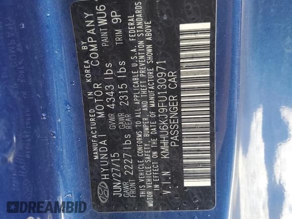 ✅ 2015 Hyundai Genesis Coupe Ultimate • VIN: KMHHU6KJ9FU130971 • Lot: 45268255. Wystawiony na Copart z przebiegiem 182 628 mil. Bezpłatny archiwum sprzedaży aukcyjnych z USA i szczegółowy raport historii pojazdu na DreamBid. Zdjęcie 13.