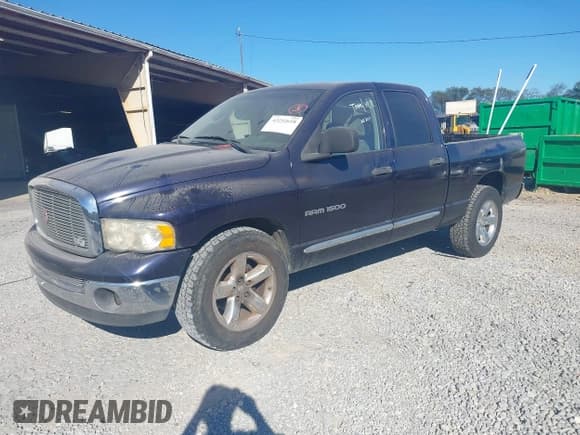 ✅ 2005 Dodge 1500 SLT • VIN: 1D7HA18D45J504345 • Lot: 43232618. Listed on IAAI with Not provided. Free auction sales archive from the USA and detailed vehicle history report at DreamBid. Image 2.