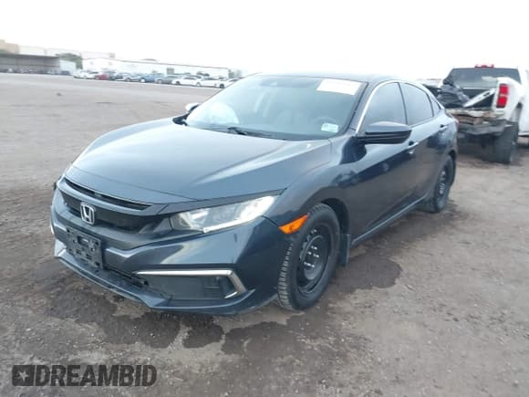 ✅ 2019 Honda Civic LX • VIN: 2HGFC2F69KH583774 • Лот: 43650960. Опубликован ранее на IAAI с пробегом 96 955 миль. Бесплатный доступ к архиву аукционных продаж из США и подробный отчёт об истории автомобиля на DreamBid. Изображение 2.