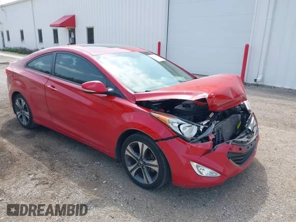 2013 Hyundai Elantra GS z VIN KMHDH6AE4DU010256, wystawiony jako IAAI lot #42138438 z przebiegiem 75 197 mil mil oraz . Historia ofert i sprzedaży dostępna na DreamBid. Obrazek 1.
