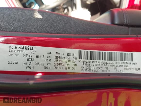 ✅ 2018 Dodge Durango GT • VIN: 1C4RDHDG0JC114131 • Lot: 43557447. Wystawiony na IAAI z przebiegiem 71 017 mil. Bezpłatny archiwum sprzedaży aukcyjnych z USA i szczegółowy raport historii pojazdu na DreamBid. Zdjęcie 9.