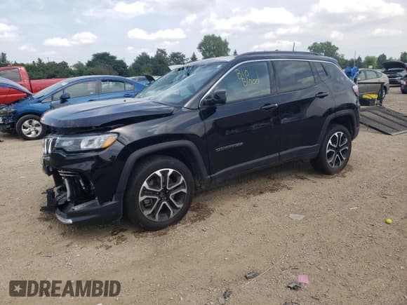 ✅ 2023 Jeep Compass Limited • VIN: 3C4NJDCN4PT510527 • Lot: 66489645. Wystawiony na Copart z przebiegiem Nie podano. Bezpłatny archiwum sprzedaży aukcyjnych z USA i szczegółowy raport historii pojazdu na DreamBid. Zdjęcie 1.