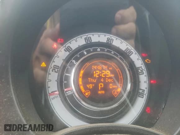 ✅ 2012 FIAT 500 Pop • VIN: 3C3CFFAR4CT120990 • Lot: 95261465. Listed on Copart with 144,874 mi. Free auction sales archive from the USA and detailed vehicle history report at DreamBid. Image 9.