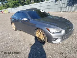 ✅ 2018 Infiniti Q50 Luxe • VIN: JN1EV7AP8JM355183 • Lot: 42928178. Wystawiony na IAAI z przebiegiem 98 941 mil. Bezpłatny archiwum sprzedaży aukcyjnych z USA i szczegółowy raport historii pojazdu na DreamBid. Zdjęcie 1.