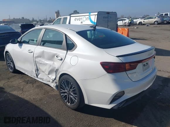 ✅ 2024 Kia Forte GT-Line • VIN: 3KPF54AD1RE740679 • Lot: 43605365. Listed on IAAI with 13,298 mi. Free auction sales archive from the USA and detailed vehicle history report at DreamBid. Image 3.