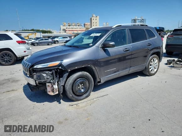 ✅ 2017 Jeep Cherokee Limited • VIN: 1C4PJLDS4HW617421 • Lot: 69853475. Listed on Copart with 58,437 mi. Free auction sales archive from the USA and detailed vehicle history report at DreamBid. Image 1.
