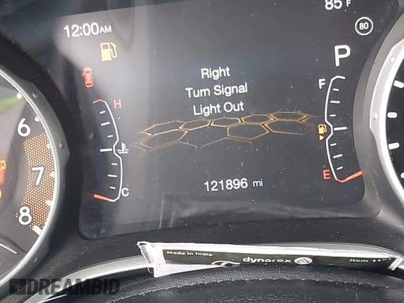 ✅ 2019 Jeep Compass Limited • VIN: 3C4NJCCB1KT711312 • Lot: 42297448. Listed on IAAI with 121,896 mi. Free auction sales archive from the USA and detailed vehicle history report at DreamBid. Image 15.