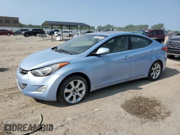 ✅ 2011 Hyundai Elantra Limited • VIN: KMHDH4AE9BU156282 • Lot: 58935265. Listed on Copart with 144,313 mi. Free auction sales archive from the USA and detailed vehicle history report at DreamBid. Image 1.