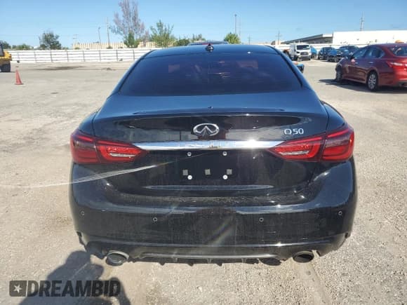 ✅ 2018 Infiniti Q50 Luxe • VIN: JN1EV7AP4JM355312 • Lot: 74276024. Wystawiony na Copart z przebiegiem 57 691 mil. Bezpłatny archiwum sprzedaży aukcyjnych z USA i szczegółowy raport historii pojazdu na DreamBid. Zdjęcie 6.