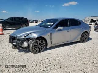 2025 Lexus IS 350 F Sport with VIN JTHBZ1B26S5082615, listed as a Copart auction lot 71474865 with 7,140 mi miles and Salvage title. Bid and sale history available at DreamBid. Image 1.