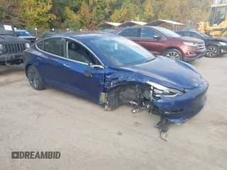 ✅ 2018 Tesla Model 3 Long Range Battery • VIN: 5YJ3E1EA0JF056335 • Lot: 43534704. Listed on IAAI with 130,517 mi. Free auction sales archive from the USA and detailed vehicle history report at DreamBid. Image 1.