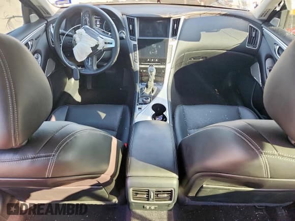 ✅ 2023 Infiniti Q50 Luxe • VIN: JN1EV7BP3PM512318 • Lot: 86485125. Wystawiony na Copart z przebiegiem 39 396 mil. Bezpłatny archiwum sprzedaży aukcyjnych z USA i szczegółowy raport historii pojazdu na DreamBid. Zdjęcie 8.