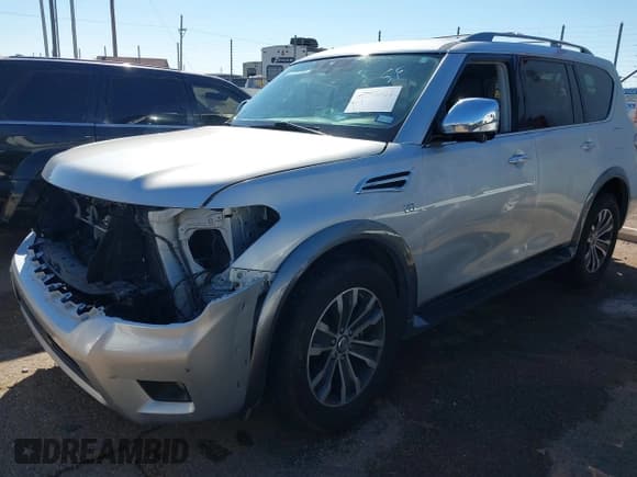 ✅ 2018 Nissan Armada SV • VIN: JN8AY2ND2JX002642 • Лот: 43288024. Опубликован ранее на IAAI с пробегом Не указан. Бесплатный доступ к архиву аукционных продаж из США и подробный отчёт об истории автомобиля на DreamBid. Изображение 2.