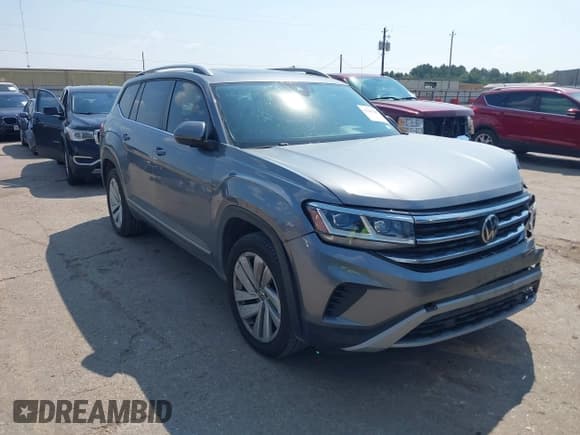 ✅ 2021 Volkswagen Atlas SEL • VIN: 1V2ER2CA1MC531433 • Lot: 43347185. Wystawiony na IAAI z przebiegiem 56 705 mil. Bezpłatny archiwum sprzedaży aukcyjnych z USA i szczegółowy raport historii pojazdu na DreamBid. Zdjęcie 1.