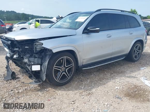✅ 2022 Mercedes-Benz GLS 450 • VIN: 4JGFF5KE3NA635015 • Лот: 42747632. Опубликован ранее на IAAI с пробегом 44 631 миль. Бесплатный доступ к архиву аукционных продаж из США и подробный отчёт об истории автомобиля на DreamBid. Изображение 2.