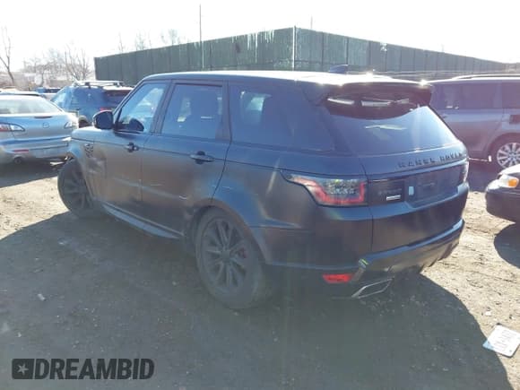 ✅ 2018 Land Rover Range Rover Sport • VIN: SALWR2RE0JA812073 • Lot: 41684364. Listed on IAAI with 76,626 mi. Free auction sales archive from the USA and detailed vehicle history report at DreamBid. Image 3.