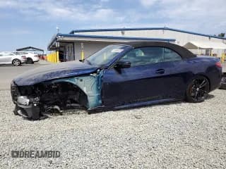 ✅ 2023 BMW 4 Series M440i • VIN: WBA53AT06PCM13531 • Lot: 64860205. Listed on Copart with 25,037 mi. Free auction sales archive from the USA and detailed vehicle history report at DreamBid. Image 1.