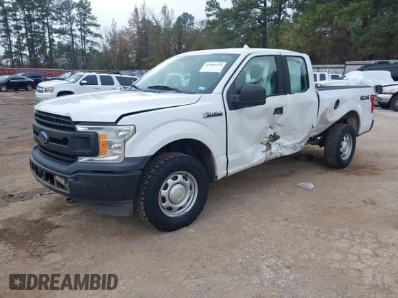 ✅ 2018 Ford F-150 XL • VIN: 1FTFX1E59JFA08676 • Lot: 43904576. Listed on IAAI with 181,396 mi. Free auction sales archive from the USA and detailed vehicle history report at DreamBid. Image 2.