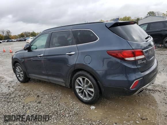 2019 Hyundai Santa Fe SE with VIN KM8SNDHF1KU302754, listed as a Copart auction lot 90800155 with 162,192 mi miles and Clean title. Bid and sale history available at DreamBid. Image 2.