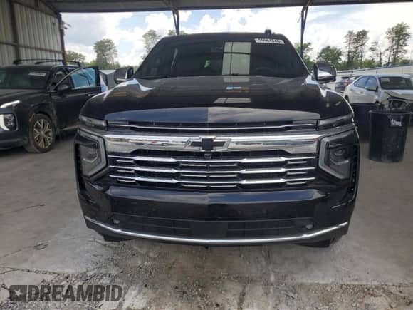2025 Chevrolet Suburban Premier with VIN 1GNS6FRD9SR104444, listed as a Copart auction lot 59964845 with 6,106 mi miles and Salvage title. Bid and sale history available at DreamBid. Image 5.
