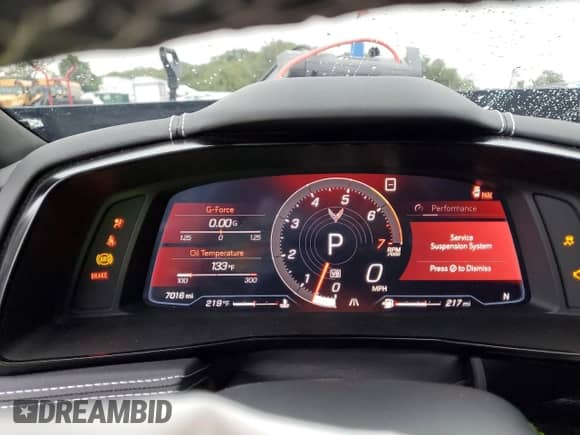 2020 Chevrolet Corvette 2LT with VIN 1G1Y72D46L5118948, listed as a Copart auction lot 80953945 with 7,016 mi miles and Salvage title. Bid and sale history available at DreamBid. Image 9.