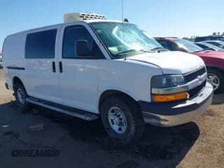 ✅ 2021 Chevrolet Express Cargo • VIN: 1GCWGAF71M1242604 • Lot: 42525581. Listed on IAAI with Not provided. Free auction sales archive from the USA and detailed vehicle history report at DreamBid. Image 1.