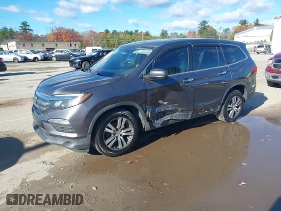 ✅ 2017 Honda Pilot EX-L • VIN: 5FNYF6H52HB024950 • Lot: 43624937. Wystawiony na IAAI z przebiegiem 197 135 mil. Bezpłatny archiwum sprzedaży aukcyjnych z USA i szczegółowy raport historii pojazdu na DreamBid. Zdjęcie 2.