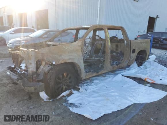 ✅ 2025 Chevrolet Silverado 1500 Custom • VIN: 1GCPABEK6SZ222395 • Лот: 86776385. Опубликован ранее на Copart с пробегом Не указан. Бесплатный доступ к архиву аукционных продаж из США и подробный отчёт об истории автомобиля на DreamBid. Изображение 1.