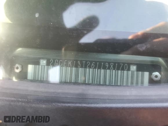 ✅ 2006 Chevrolet Silverado 1500 LT3 • VIN: 2GCEK13T261198170 • Lot: 81471855. Wystawiony na Copart z przebiegiem 205 980 mil. Bezpłatny archiwum sprzedaży aukcyjnych z USA i szczegółowy raport historii pojazdu na DreamBid. Zdjęcie 13.