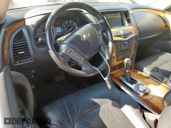 ✅ 2011 Infiniti QX56 7-passenger • VIN: JN8AZ2NF4B9501043 • Lot: 57677025. Listed on Copart with 158,801 mi. Free auction sales archive from the USA and detailed vehicle history report at DreamBid. Image 8.