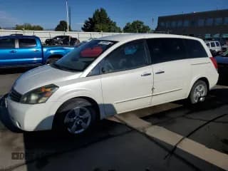 ✅ 2007 Nissan Quest S • VIN: 5N1BV28U07N109015 • Lot: 71560994. Wystawiony na Copart z przebiegiem 181 942 mil. Bezpłatny archiwum sprzedaży aukcyjnych z USA i szczegółowy raport historii pojazdu na DreamBid. Zdjęcie 1.