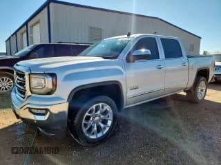✅ 2018 GMC Sierra 1500 SLT • VIN: 3GTP1NEC5JG193495 • Лот: 90746945. Опубликован ранее на Copart с пробегом 23 712 миль. Бесплатный доступ к архиву аукционных продаж из США и подробный отчёт об истории автомобиля на DreamBid. Изображение 1.