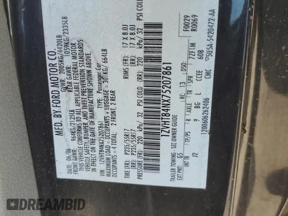 ✅ 2011 Ford Mustang Deluxe • VIN: 1ZVHT84NX75207861 • Lot: 50867455. Listed on Copart with Not provided. Free auction sales archive from the USA and detailed vehicle history report at DreamBid. Image 12.