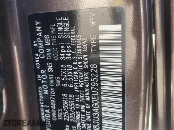 2014 Hyundai Tucson SE z VIN KM8JU3AG0EU795228, wystawiony jako Copart lot #69202565 z przebiegiem 138 146 mil mil oraz Czysty tytuł • Clean title. Historia ofert i sprzedaży dostępna na DreamBid. Obrazek 13.