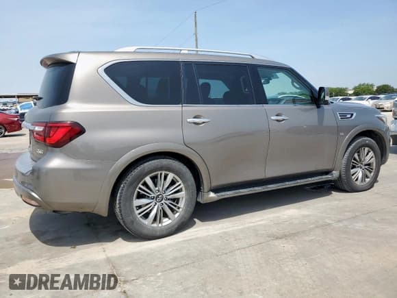 ✅ 2019 Infiniti QX80 Luxe • VIN: JN8AZ2NF0K9682755 • Lot: 63535365. Wystawiony na Copart z przebiegiem 78 741 mil. Bezpłatny archiwum sprzedaży aukcyjnych z USA i szczegółowy raport historii pojazdu na DreamBid. Zdjęcie 3.