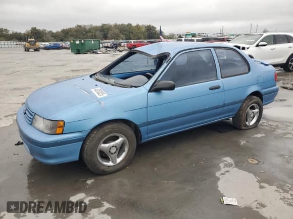 ✅ 1992 Toyota Tercel • VIN: JT2EL43B8N0157454 • Лот: 46283825. Опубликован ранее на Copart с пробегом 237 689 миль. Бесплатный доступ к архиву аукционных продаж из США и подробный отчёт об истории автомобиля на DreamBid. Изображение 1.