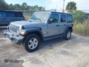 ✅ 2020 Jeep Wrangler Unlimited Sport S • VIN: 1C4HJXDN0LW199289 • Lot: 43574703. Listed on IAAI with 106,791 mi. Free auction sales archive from the USA and detailed vehicle history report at DreamBid. Image 2.