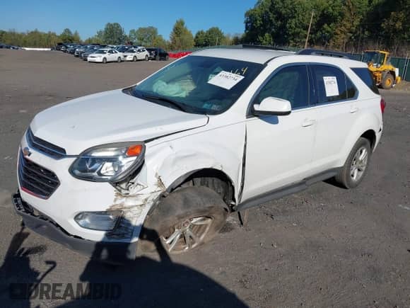 ✅ 2017 Chevrolet Equinox LT • VIN: 2GNFLFEK0H6245096 • Lot: 43382734. Listed on IAAI with 88,474 mi. Free auction sales archive from the USA and detailed vehicle history report at DreamBid. Image 2.