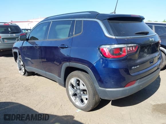 ✅ 2019 Jeep Compass Limited • VIN: 3C4NJDCB1KT680147 • Lot: 42117481. Wystawiony na IAAI z przebiegiem 132 743 mil. Bezpłatny archiwum sprzedaży aukcyjnych z USA i szczegółowy raport historii pojazdu na DreamBid. Zdjęcie 3.