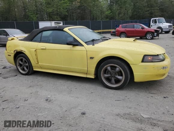 ✅ 2001 Ford Mustang GT Deluxe • VIN: 1FAFP45X31F114470 • Lot: 54060655. Listed on Copart with 107,373 mi. Free auction sales archive from the USA and detailed vehicle history report at DreamBid. Image 4.