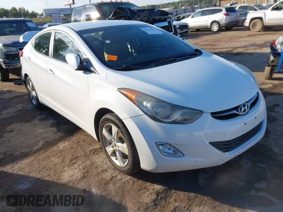 2013 Hyundai Elantra Limited with VIN 5NPDH4AE8DH156338, listed as a IAAI auction lot 43337019 with 106,770 mi miles and . Bid and sale history available at DreamBid. Image 1.