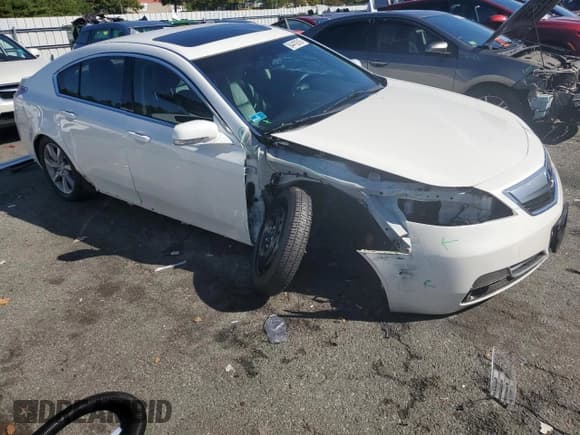 ✅ 2012 Acura TL Auto • VIN: 19UUA8F26CA012076 • Lot: 84410315. Listed on Copart with 54,325 mi. Free auction sales archive from the USA and detailed vehicle history report at DreamBid. Image 4.